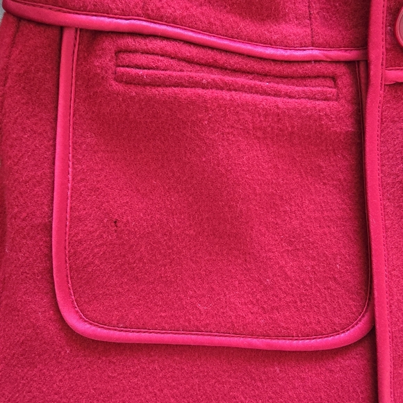 TALBOTS Petites Women's Red Blazer 90% Wool Size 10P - Picture 8 of 10